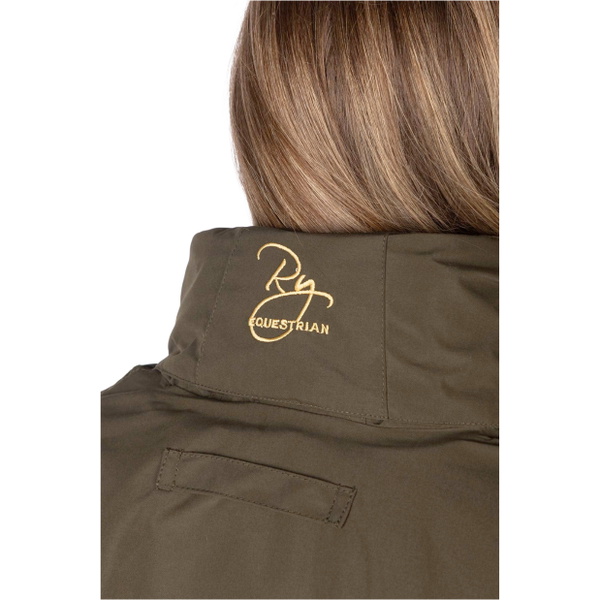 2025 Rydale Womens Ripon IV Equestrian Bomber Jacket 407159 - Dark Khaki